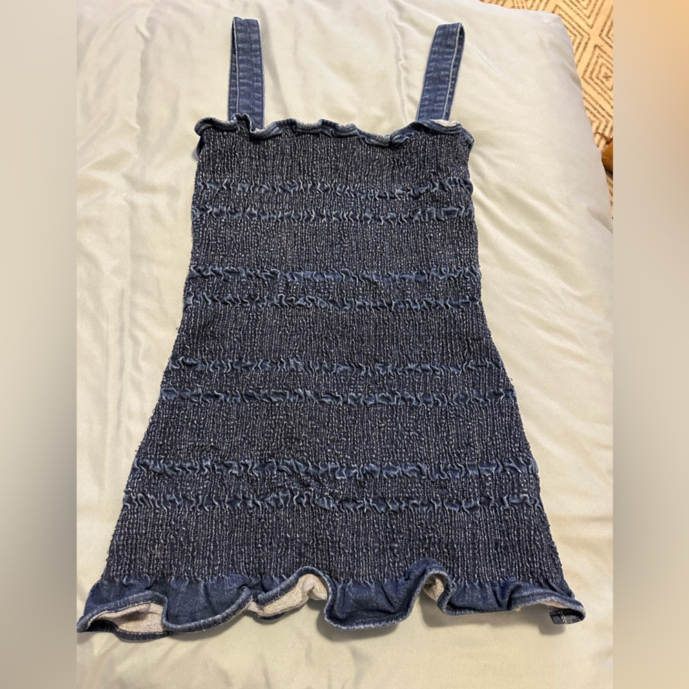 Denim urban outfitters dress